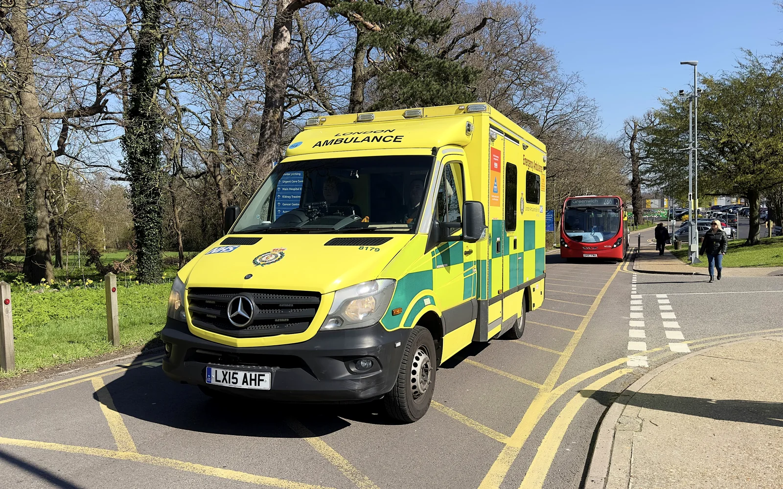 Modern road ambulance